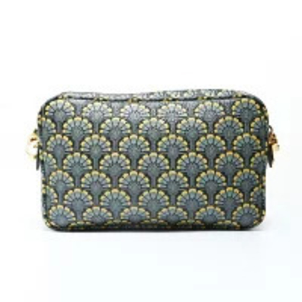 Miu Miu Flower Shoulder Bag Gray